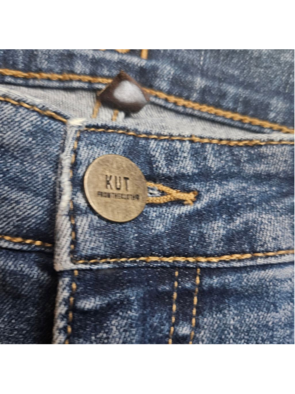 Kut from the Kloth 6 Blue High Rise Ankle Skinny Jeans - Picture 6 of 9